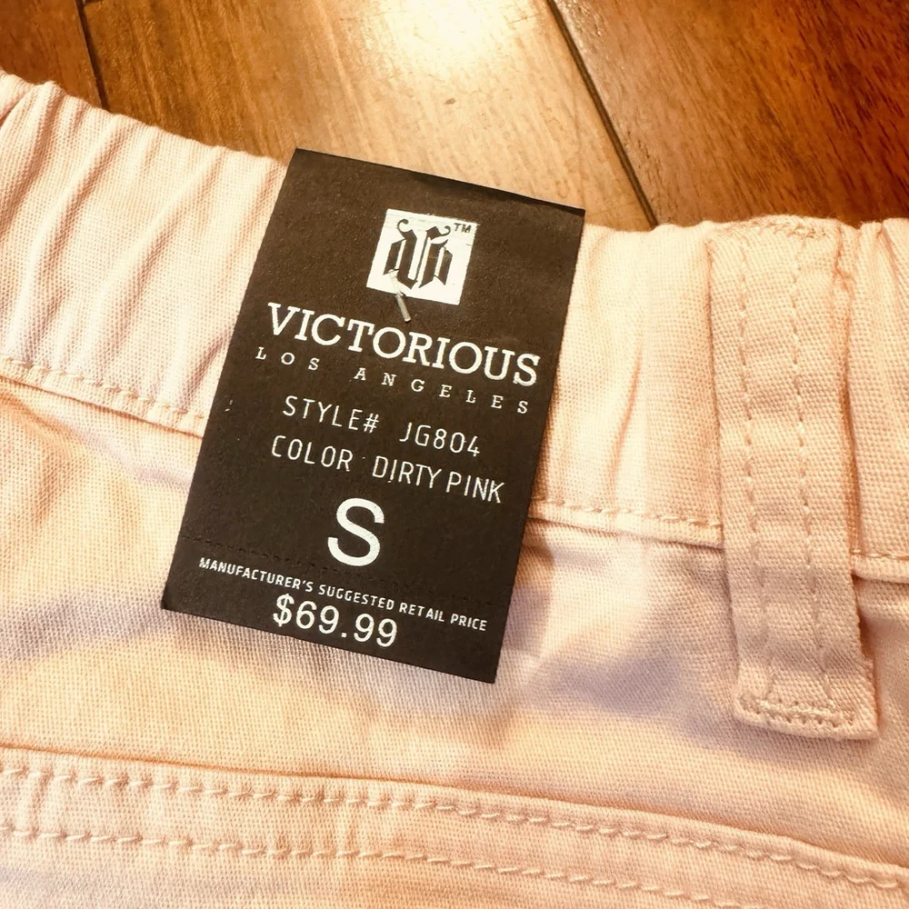 NWT Victorious Essential Joggers Men Size:S Cotton Pants Elastic Ankle/Waist